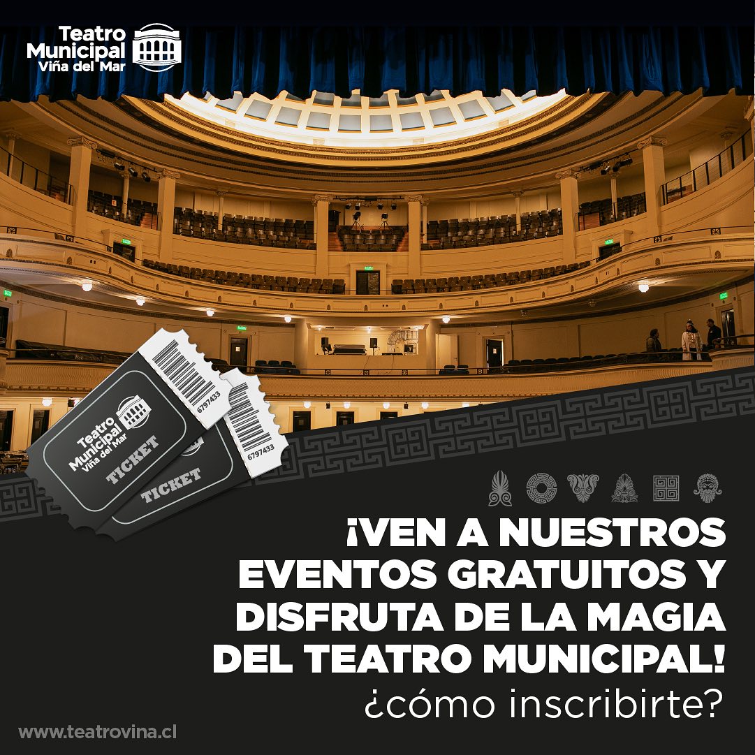 ¡Ven al Teatro y disfruta de nuestros eventos gratuitos!